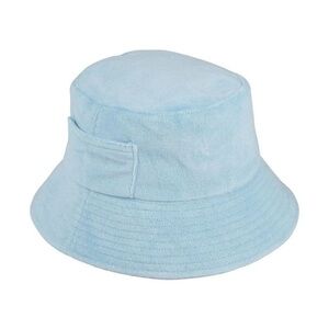 Lack of Color Wave Bucket Hat Baby Blue Terry Cloth Medium Large Aqua